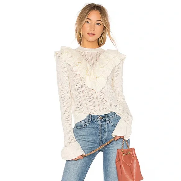 TULAROSA IVORY MANNY SWEATER - Picture 3 of 10